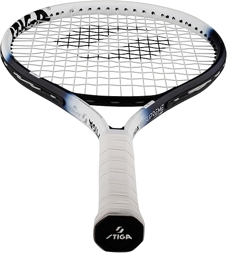 Miniatura 4 de STIGA Supreme 23 JR, raqueta de tenis ligera de 23 pulgadas para niños, raqueta para principiantes para edades de 6 a 8 años, preencordada con