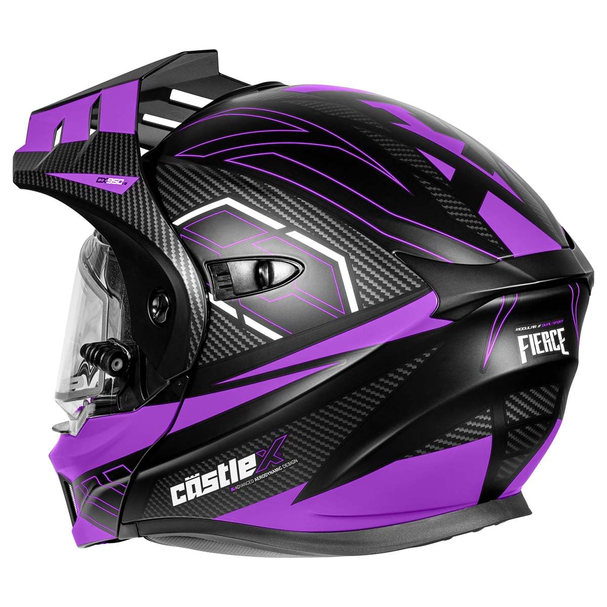 Amazon.com: Castle X CX950 V2 Fierce Modular Snow Helmet (Matte