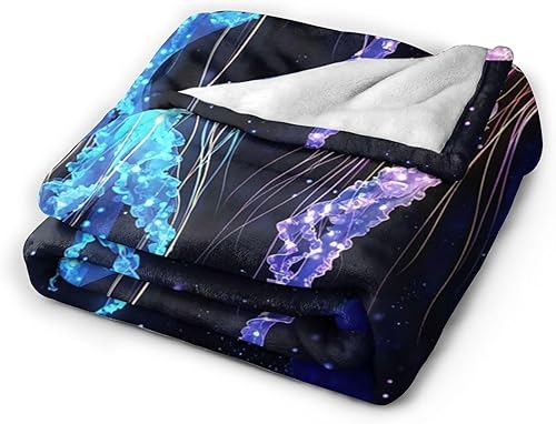 Miniatura 637 de Tijuboni Manta con diseño de tortuga marina y océano, regalos náuticos para mujeres, hombres, niñas, niños y adultos, manta de franela suave para