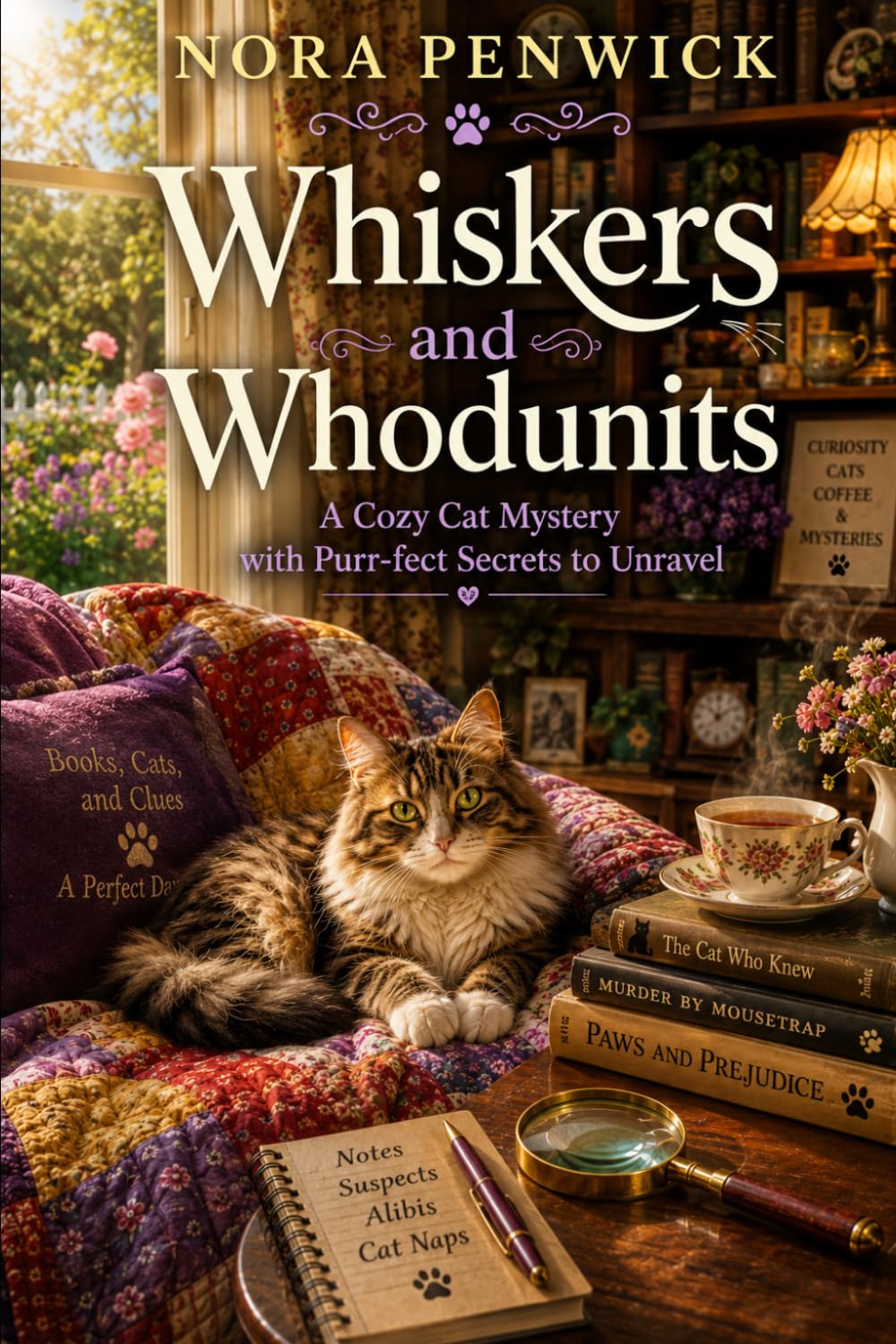 Whiskers and Whodunits: A Cozy Cat Mystery with Purr-fect Secrets to Unravel (The Whiskerville Mysteries)