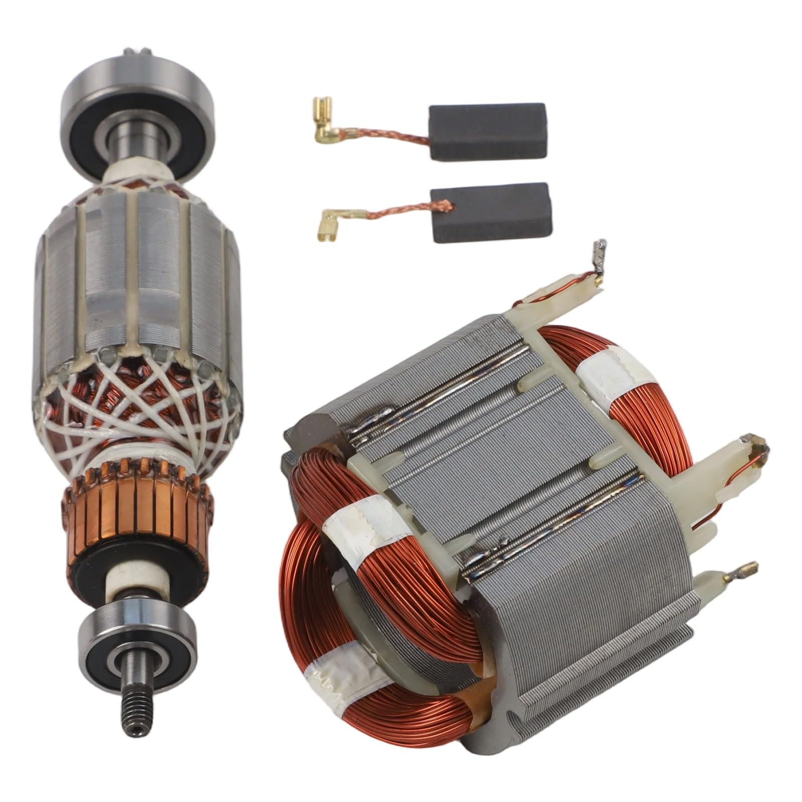 Juego de escobillas de carbón de estator de Rotor para HR4001C HR4010C HR4011C 513888-4 625758-6 Kit de Piezas de reparación de Metal