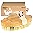 Metene Dry Brushing Body Brush, Exfoliating Body Scrubbers, Natural Bristles for Dry Skin, Improve Circulation, Stop Ingrown Hairs, Reduce Acne and Cellulite