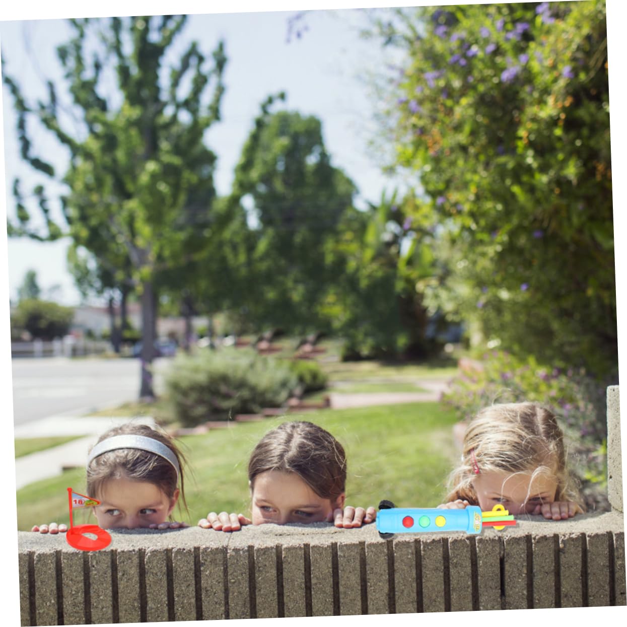 ERINGOGO 1 Set 9Pcs Plastic Golf Clubs Indoor Outdoor Educational Sports Game for Parent Interaction Random Color Random Color