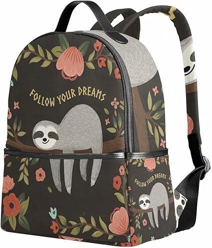 sloth school backpack
