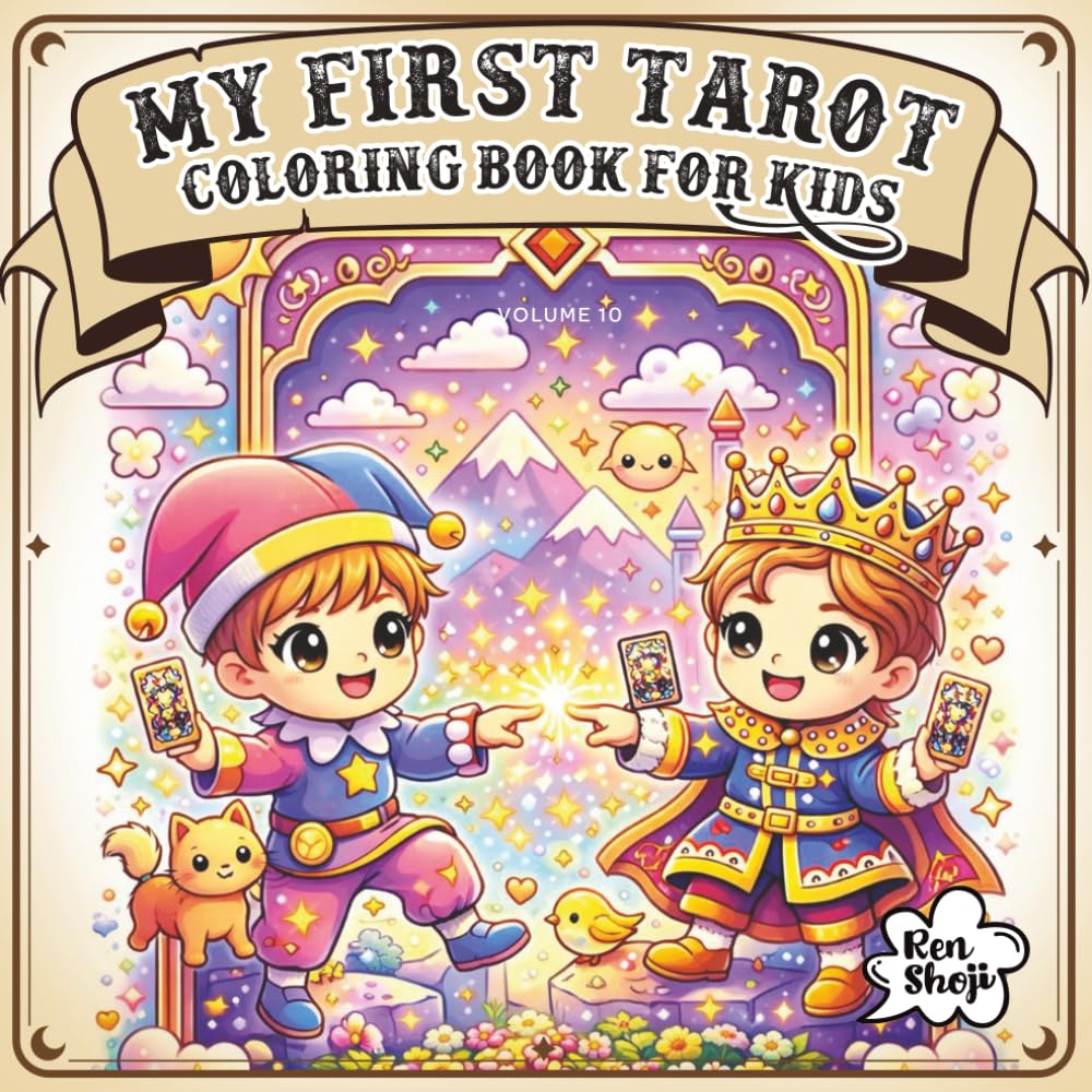 My first tarot: coloring book for kids
