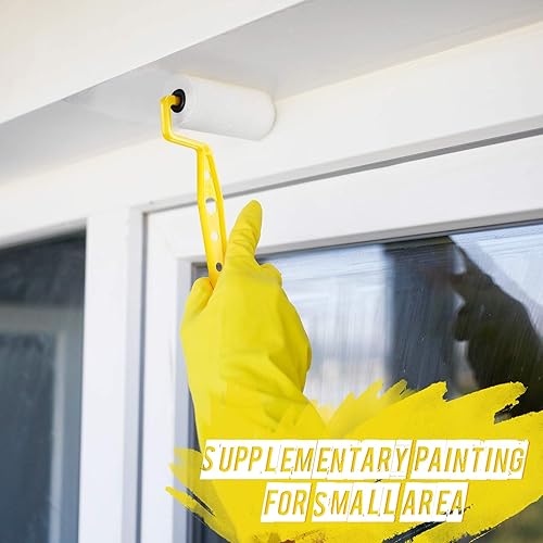 Miniatura 4 de Geiserailie 33 piezas de rodillo de pintura de espuma de 3 pulgadas con rodillo de pintura de espuma de 3 pulgadas, recambios de rodillos de pintura