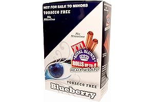 XXL Blueberry Dream Hemp Wraps (Nicotine-Free & Tobacco-Free)