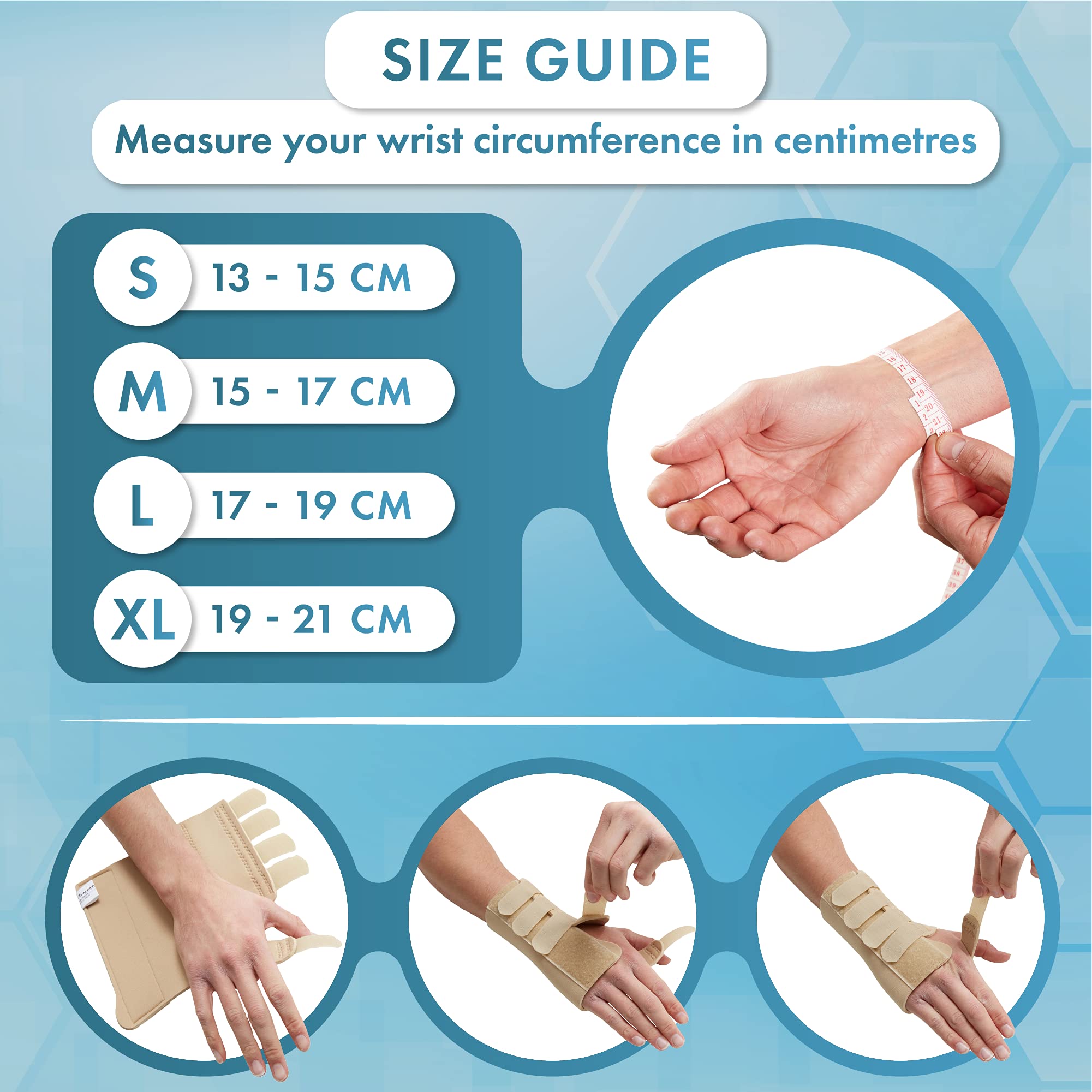 Actesso Neoprene Wrist Support Brace Carpal Tunnel Splint Provides