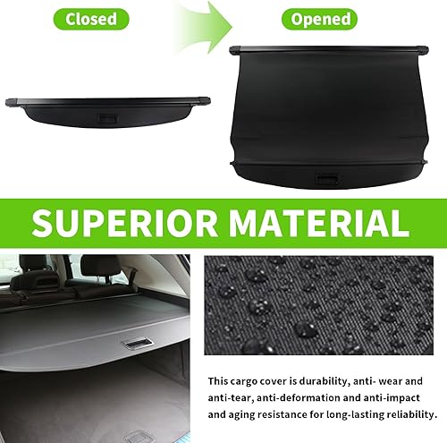 Miniatura 10 de Cubierta de carga para Kia Sportage 2017 2018 2019 2020 2021 2022 Cubierta de maletero trasero cubierta de seguridad para maletero blindaje