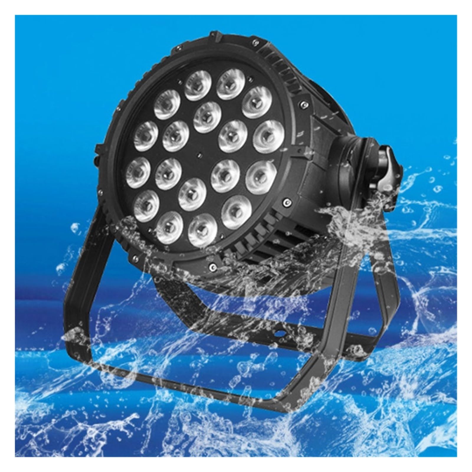 Światła sceniczne, LED Par 18x10W RGBWA UV Heat Light 4 w 1 DJ Wash Stage Party Disco
