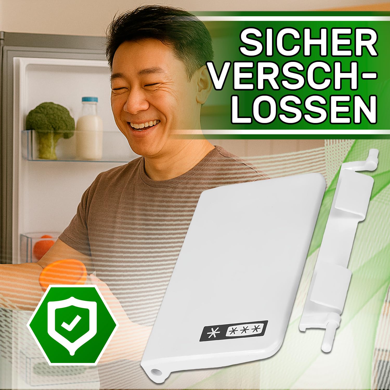 ONIX TECH Gefriertürgriff 100x65x14 mm mit Original Code 7434194 9590224 für Liebherr - Garantie 5 Jahre