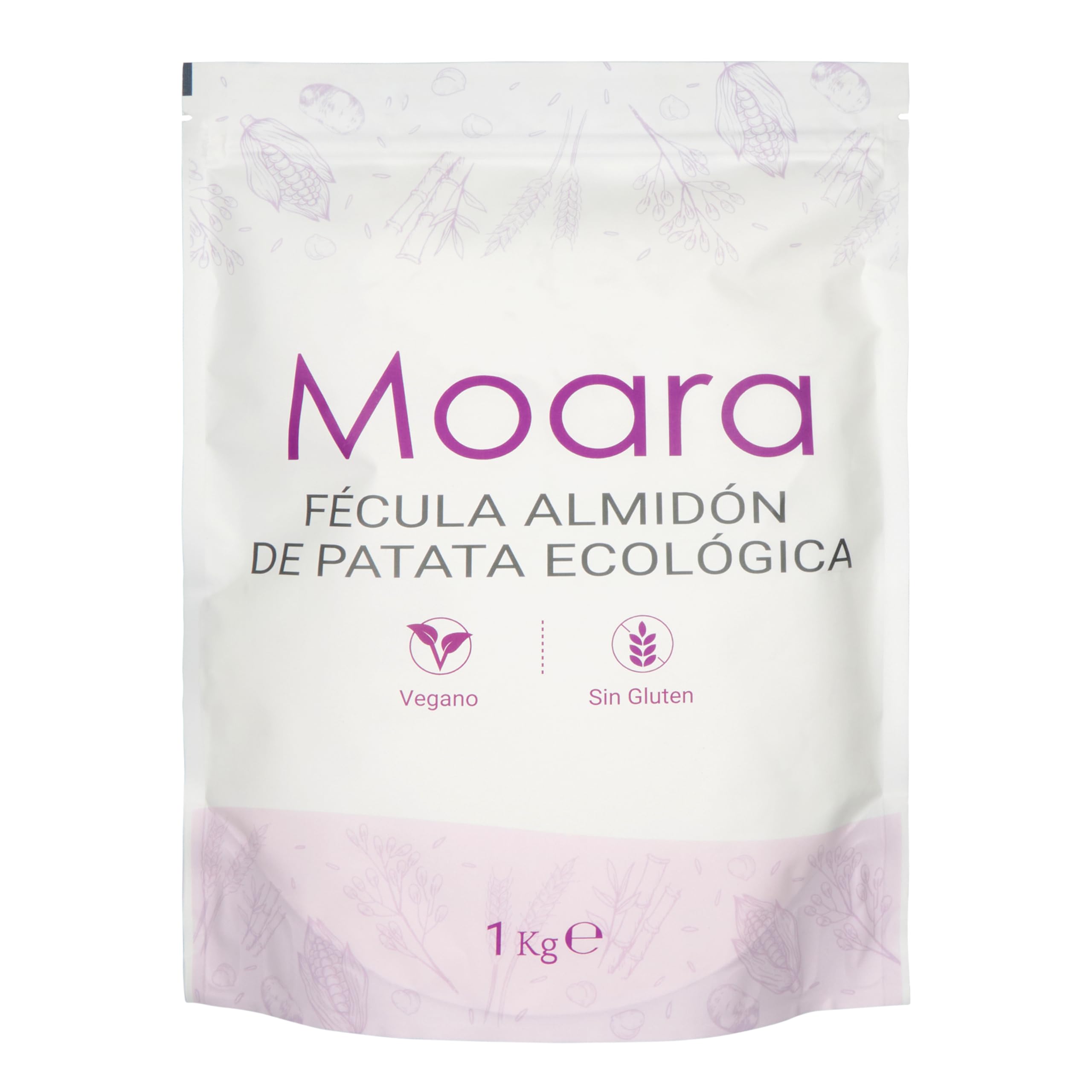 Fécula de patata sin gluten y vegana - Harina o almidón de papa (1kg)