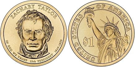 2009 P Zachary Taylor, 25-coin Bankroll of Presidential Dollars Uncirculated