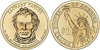 Vista 3 de 2009 P&D Zachary Taylor Presidencial Dollar Set