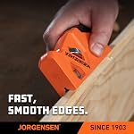Jorgensen Chamfer Plane, Edge Corner Plane with 4 Cutter Heads, Storage Space - Hand Plane for Woodworking, Carpenter Woodworking Tools for Edge Trimming of Wood, Edge Corner Flattening