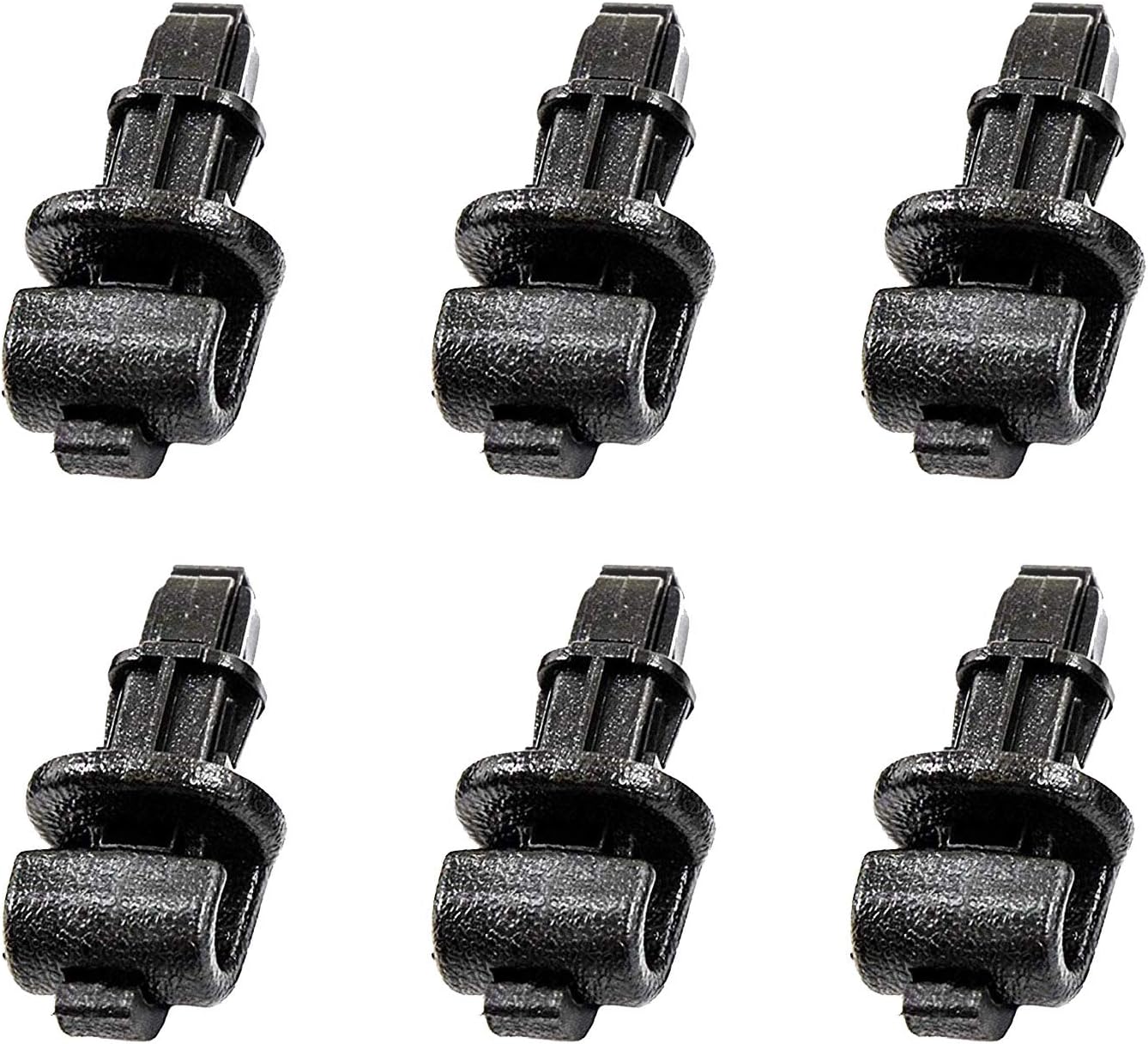 Xislet Set of 6 Sunshade Hook Clips Replacement for Odyssey Compatible with 2005-2010 Odyssey Sliding Door Holder 83-715-SHJ-A21ZA, 83715-SHJ-A21ZA