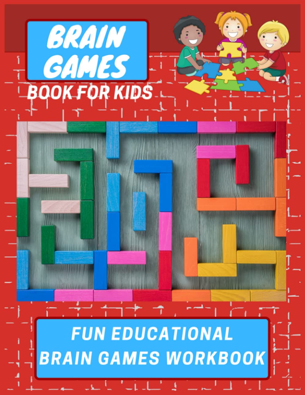 Brain games book for kids with fun activities, puzzels, and educational and beautifully illustrated activities, improve critical thinking, and develop motor skills of your child.: awesome brain book