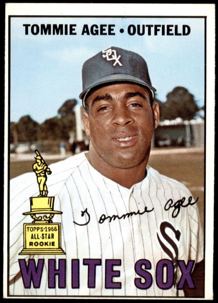 1967 Topps 455 Tommie Agee Chicago White Sox (Baseball