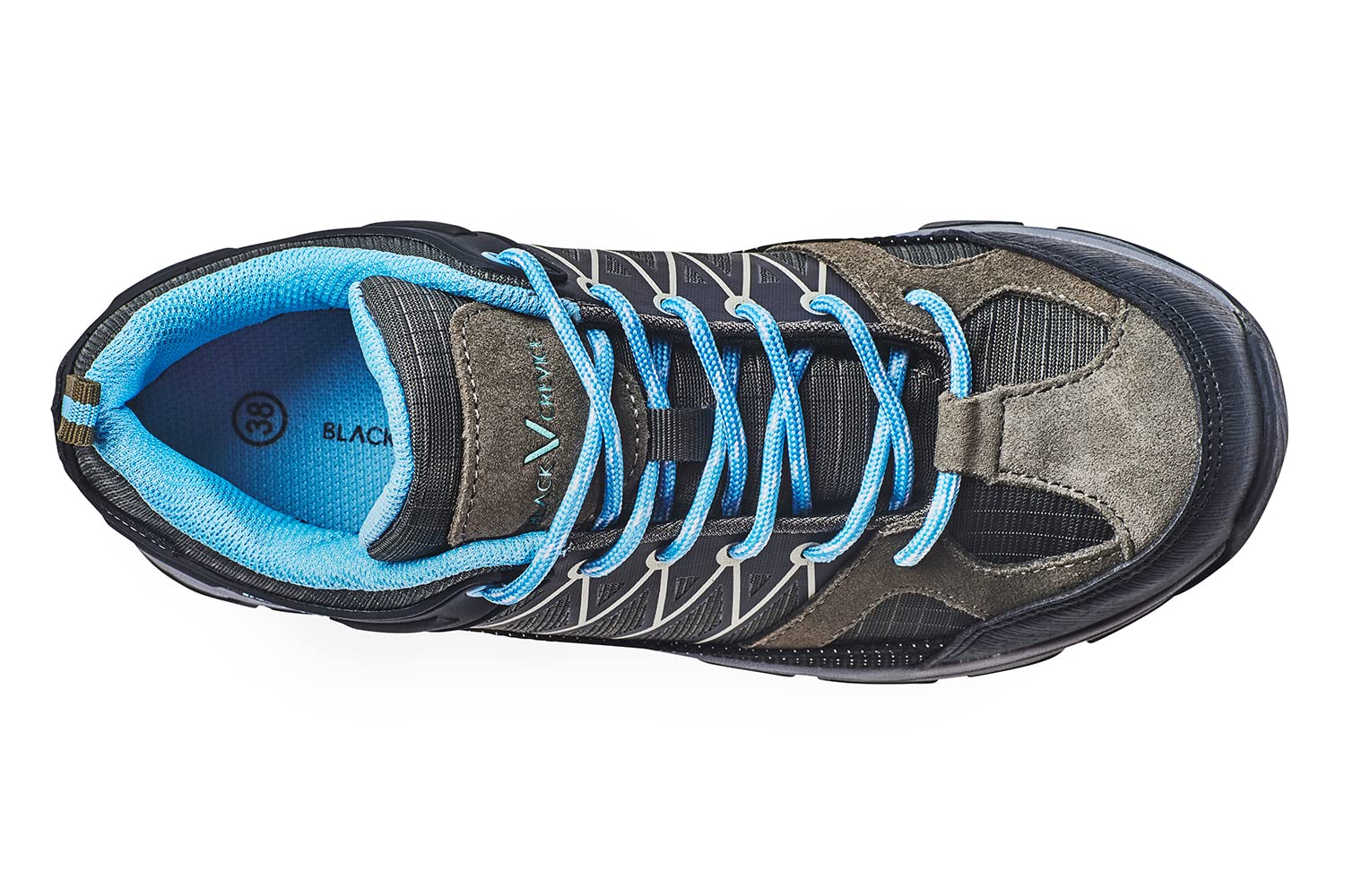 Black Crevice Scarpe da Trekking da Donna I Scarpe da Trekking Low Cut I Scarpe da Escursione Impermeabili I Pregiate Scarpe Sportive da Outdoor I Scarpe Imbottite Donna con Ammortizzazione