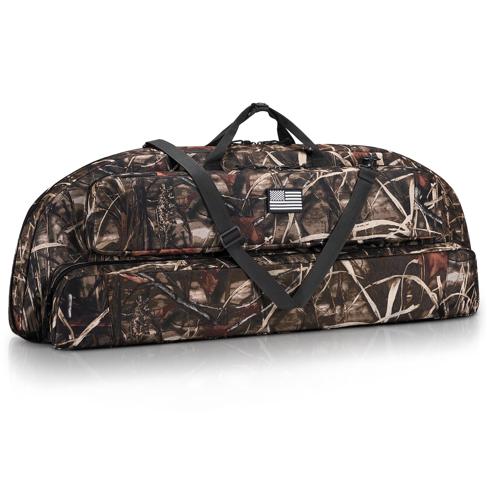 CVLIFE 37" 44" Compound Bow Case Soft Bow Bag Arrow Archery Case Hunting
