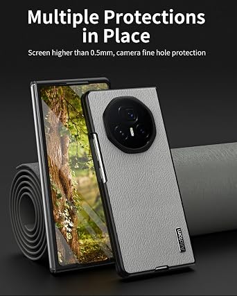 Flip Phone Case Compatible with Honor Magic V3,Ultra-Thin Drop-Proof PC Hard Case Compatible with Honor Magic V3 5G FCP-AN10 Case Cover Black