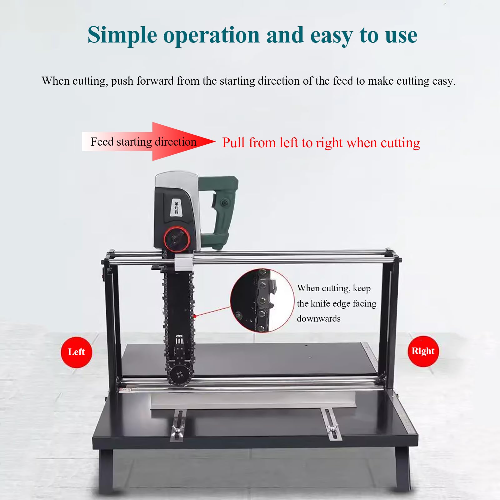 Cortador eléctrico de ladrillos, herramienta ligera de velocidad variable para cortar ladrillos de espuma, aireados y ligeros, ideal para trabajos de madera y proyectos de bricolaje
