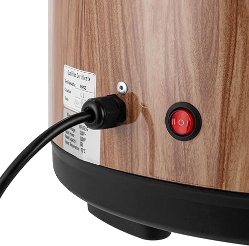 Vista 22 de Calentador de arroz eléctrico, calentador de arroz comercial de acero inoxidable resistente, con ajustes de temperatura, olla de arroz, calentador