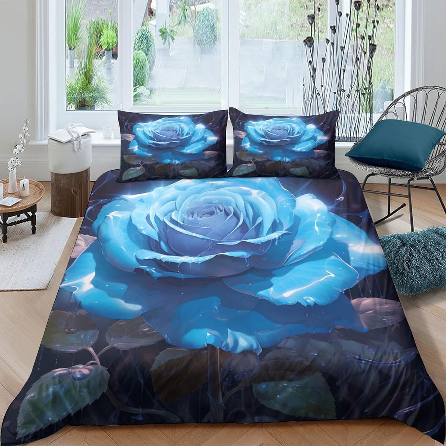 Linge de lit ado imprimé 3D rose pour transformer l'ambiance de la chambre