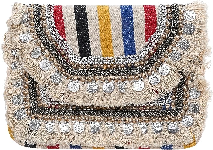Pochette pour femme ethnique idéale pour sorties vintage