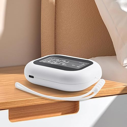 Miniatura 3 de 3 Levels Vibrating Alarm Clock with 2 Alarms Snoozes Function Rechargeable Digital 1224 Hour Format DST Function Alarm