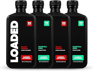 Loaded Laundry Detergent, Cologne Scented | Best Sellers Pack | 200 Loads | Plant-Based | Made in USA