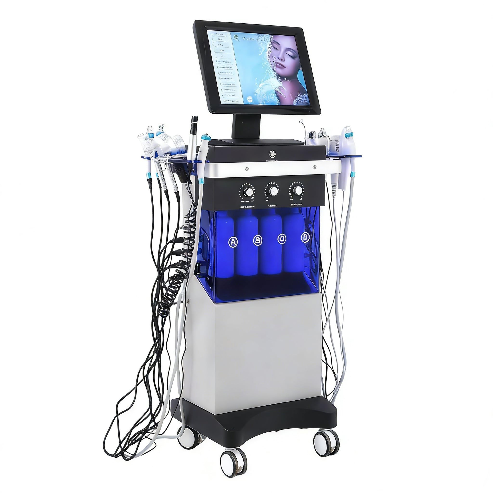 14-in-1 Gesichtsbehandlungsgerät, Multifunktionale Beauty Maschine für Kosmetikstudio und Salon