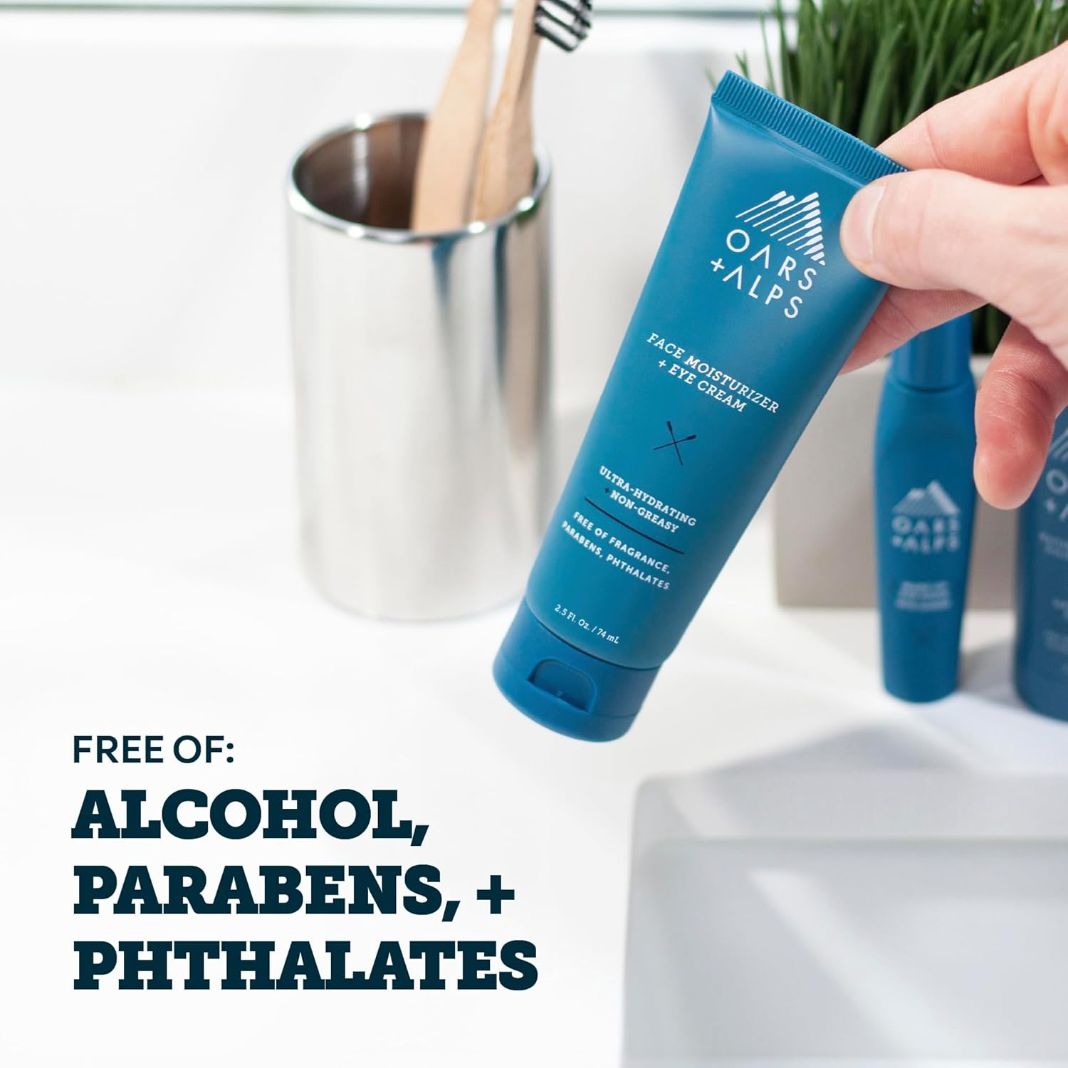 Oars + Alps Anti-Aging Face Moisturizer & Eye Cream, Hydrating Skin Moisturizer with Shea Butter and Jojoba Oil, Lightweight, Non Greasy, Vegan, Gluten Free - Image 7