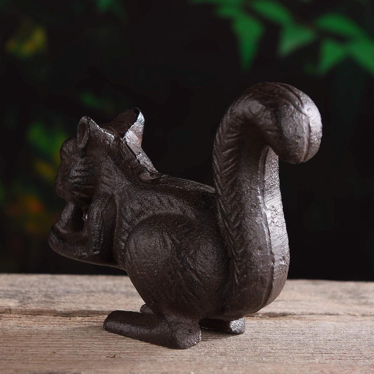 BRASSTAR Cast Iron Squirrel Statue Garden Home Office Desk Decor Paperweight Collection Animal Figurine TQZDPT41 - Image 7