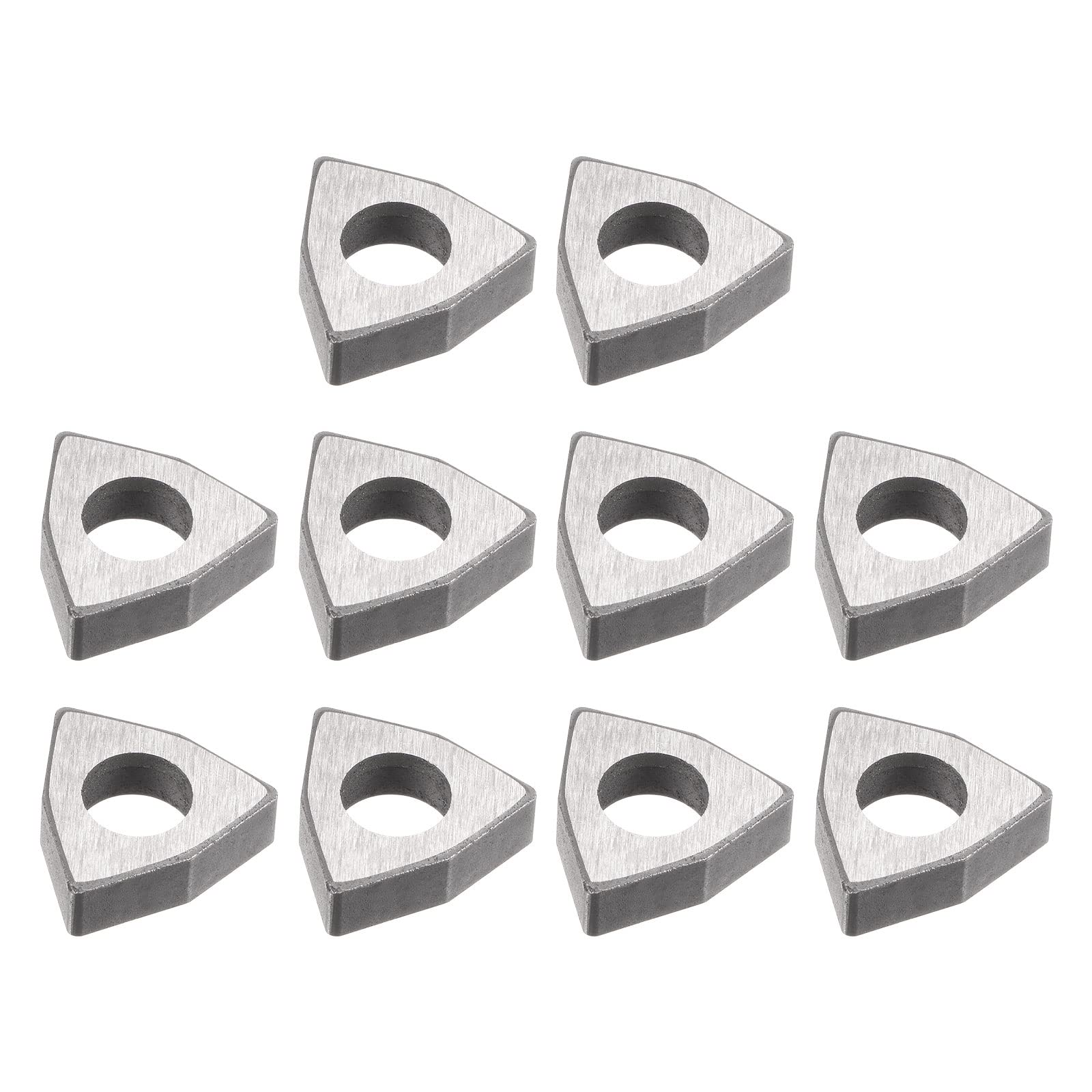 uxcell Carbide Insert Seat Shim MW0804 Turning Tool Thread Lathe Shim Seats 10Pcs