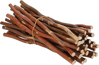 PATIKIL 36 Pcs 20cm Wood Log Sticks, Natural Wood Craft Sticks, Dried Wood Sticks Wooden Branches for DIY Crafts Accessory Decor Photo Props, Brown