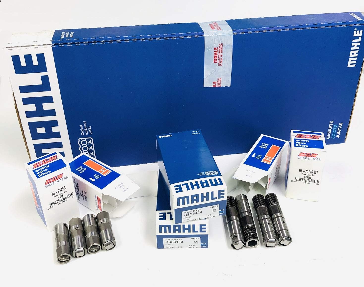 Head Gasket Set, Head Bolts and Lifters Kit compatible with 2005-09 Chevy GMC 5.3L engine