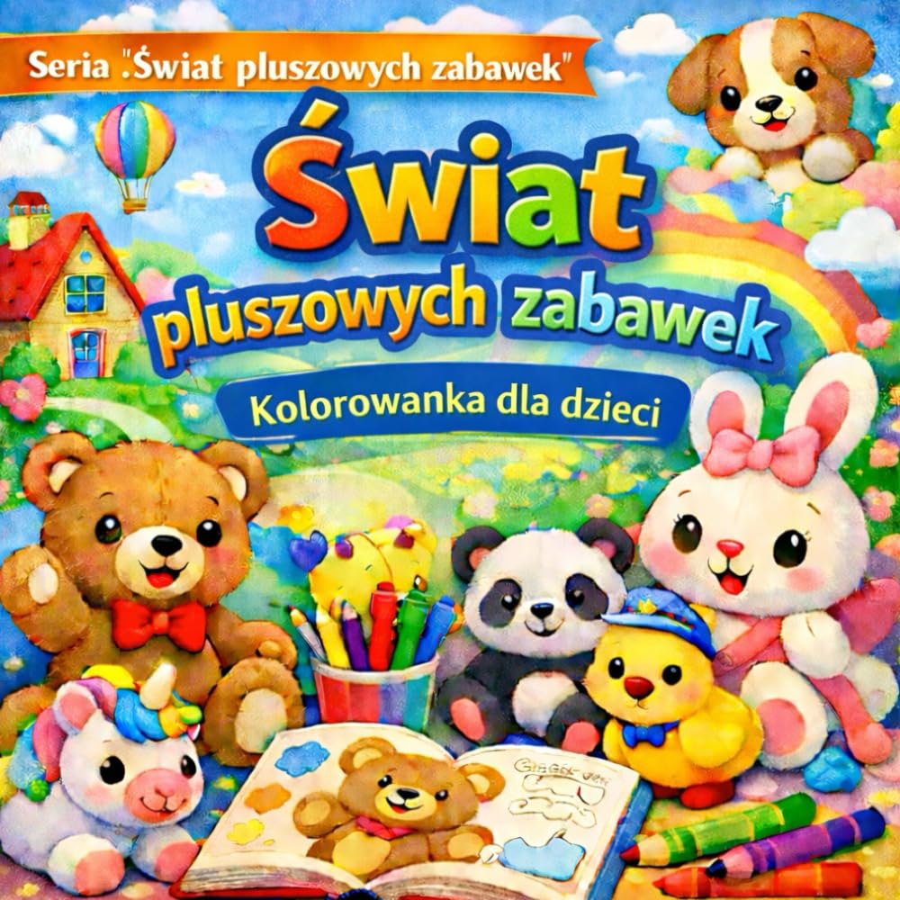 Świat Pluszowych Zabawek: Kolorowanka dla Dzieci: Urocze i Zabawne Strony do Kolorowania dla Dzieci