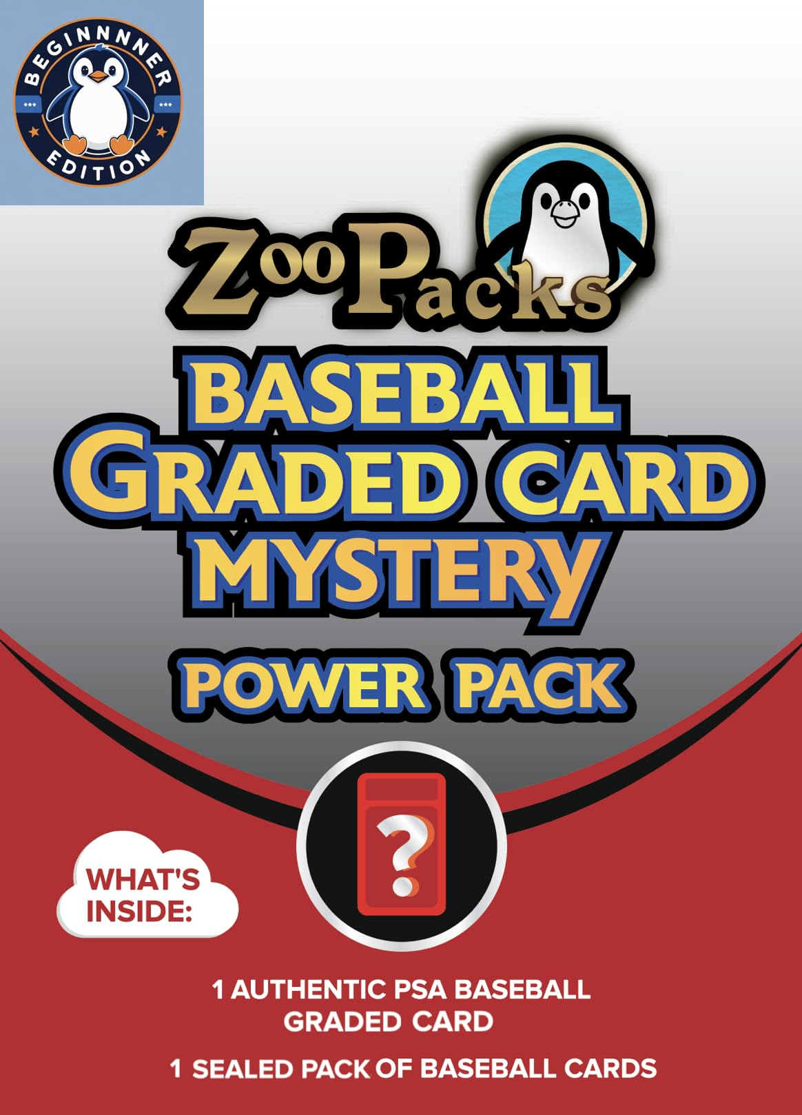 Amazon.com: Zoo Packs Graded Baseball Card Mystery Pack - Beginner Edition  | 1 PSA, BGC, CGC or SGC Graded Card & 1 Pack of Baseball Cards