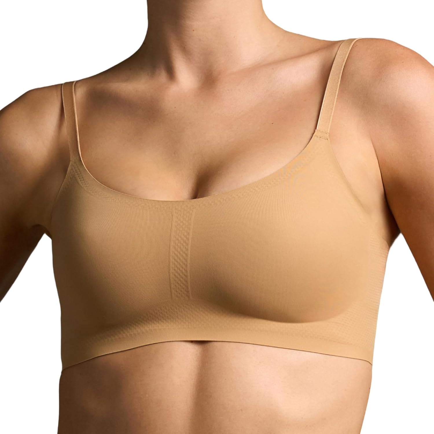 EBY Seamless Support Bralette with Adjustable Straps, Bralettes for Women, Wireless Bra for Women