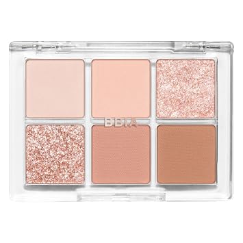 BBIA Ready To Wear Eye Palette - Ultimate Eyeshadow Palette Blendable & Buildable Shade Soft Texture Shimmer Finish Gorgeous Pearls Daily Eye Shadow Colors Vegan Korean Eye Makeup (01 NUDE BLUSH)