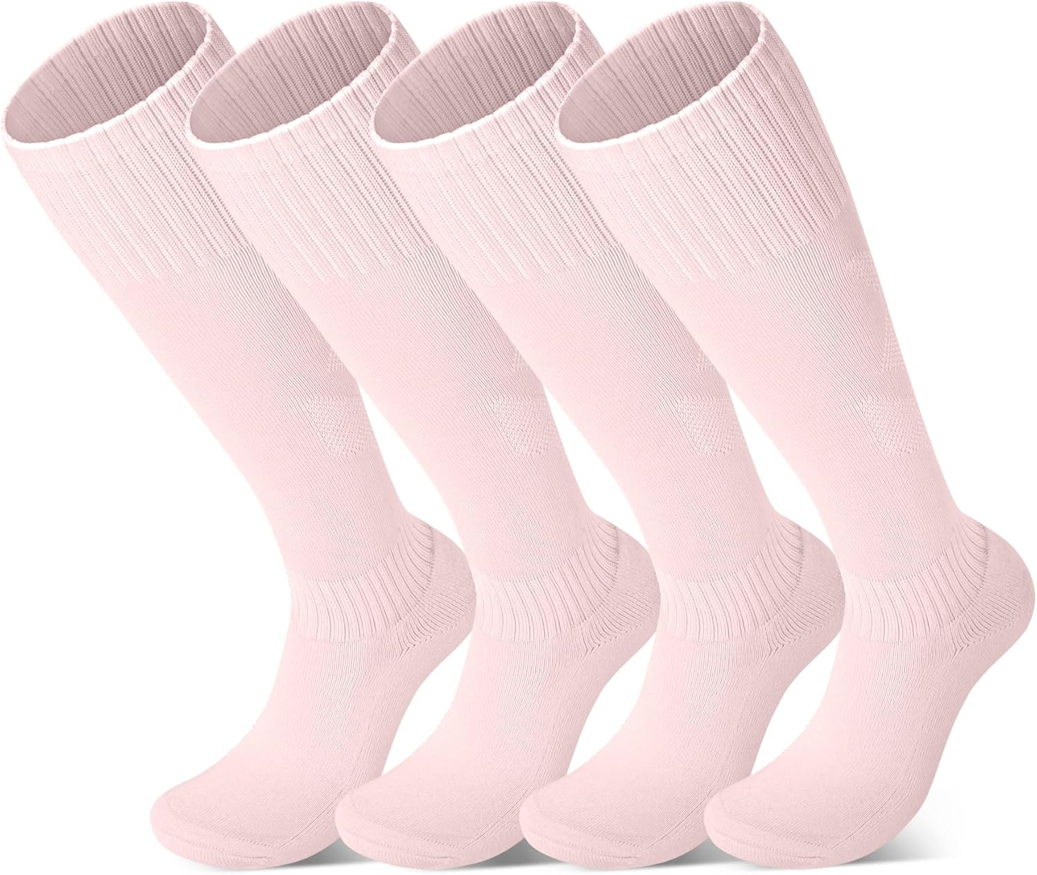 FPAKDH 2 Pair Kids Football Socks for 7-13 Years Old Breathable Sports Training Soccer Socks Girls and Boys