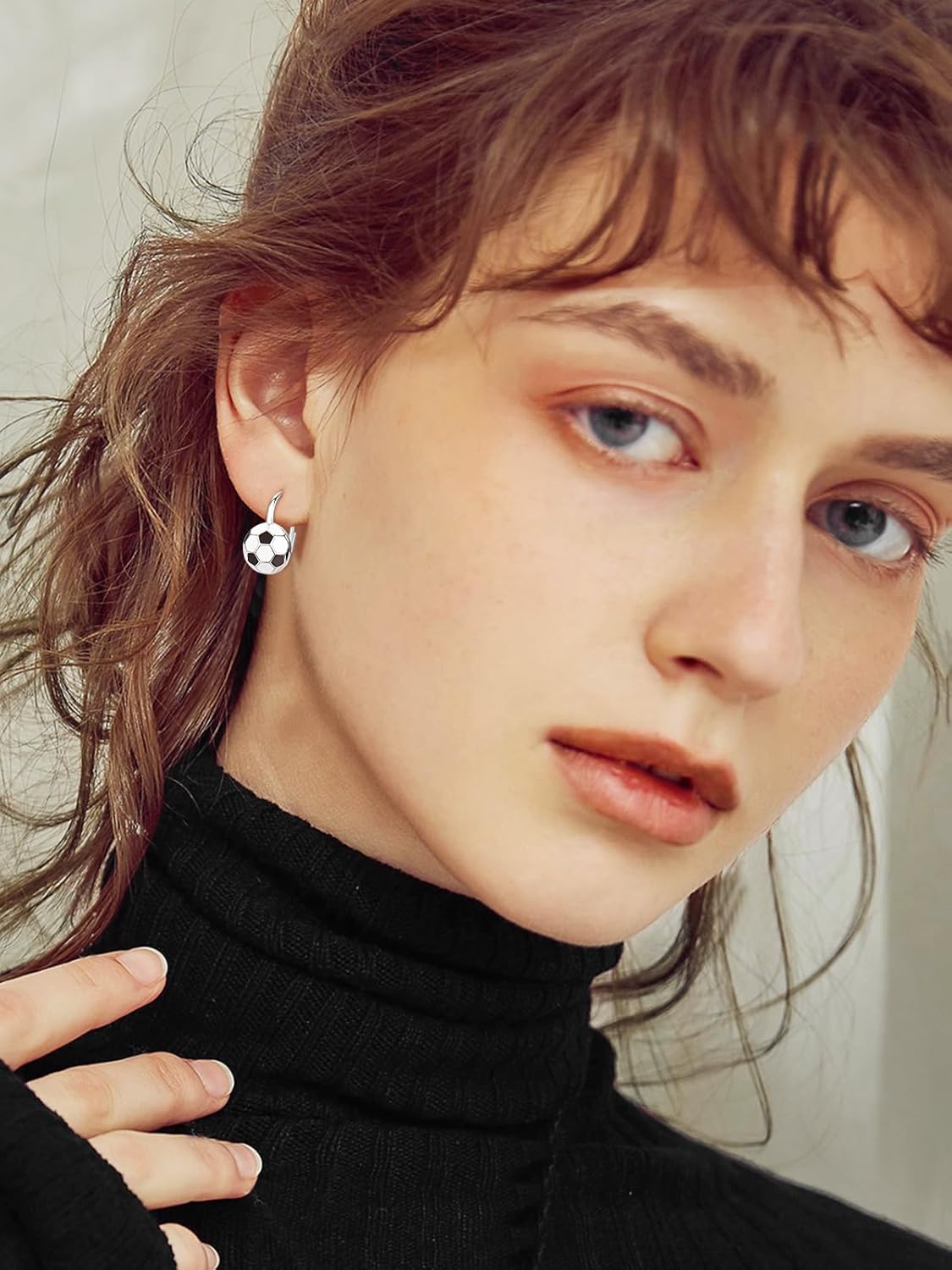 Dreamboat Sports Ball Dangle Leverback Earrings for Women 925 Sterling Silver Hypoallergenic Volleyball Basketball Soccer Baseball Football Jewelry Gifts for Sports Fan Sport Lovers - Image 5