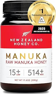 New Zealand Honey Co. Raw Manuka Honey UMF 15+ / MGO 514+ | 500g