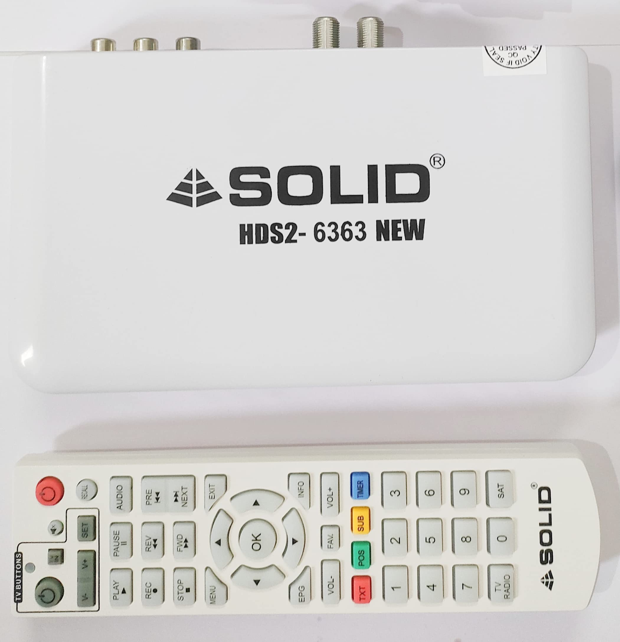 Eboxi Solid HDS2-6363 Free to Air MPEG-4 Free Dish HD Digital Set top Box