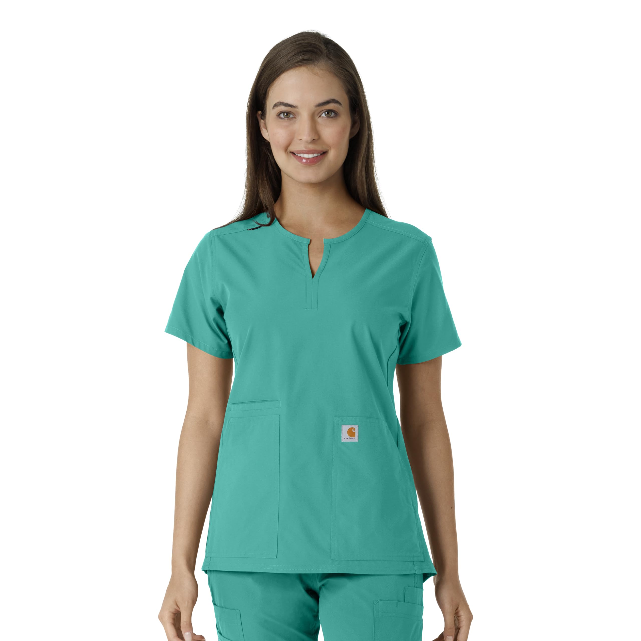Carhartt Scrubs C12413 Women's Force® Essentials Modern Fit Notch Neck