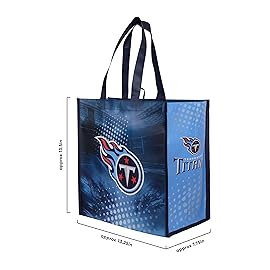 Tennessee Titans Non-Woven Shopping Bag - 4 Pack