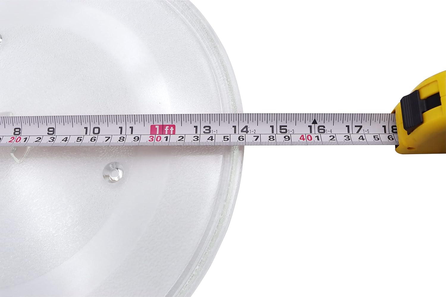 14-1/8" Microwave Glass Turntable Tray works for Samsung DE74-20002B DE74-20002A DE7420002 1150157 MC7698W ME1460SB MG14H3020CM MG7980W MS1470WA PS4234950 Microwave Oven Cooking Plate