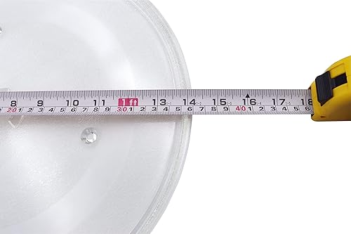 Miniatura 2 de Bandeja giratoria de vidrio para microondas de 14-18 pulgadas funciona para Samsung DE74-20002B DE74-20002A DE7420002 1150157 MC7698W ME1460SB