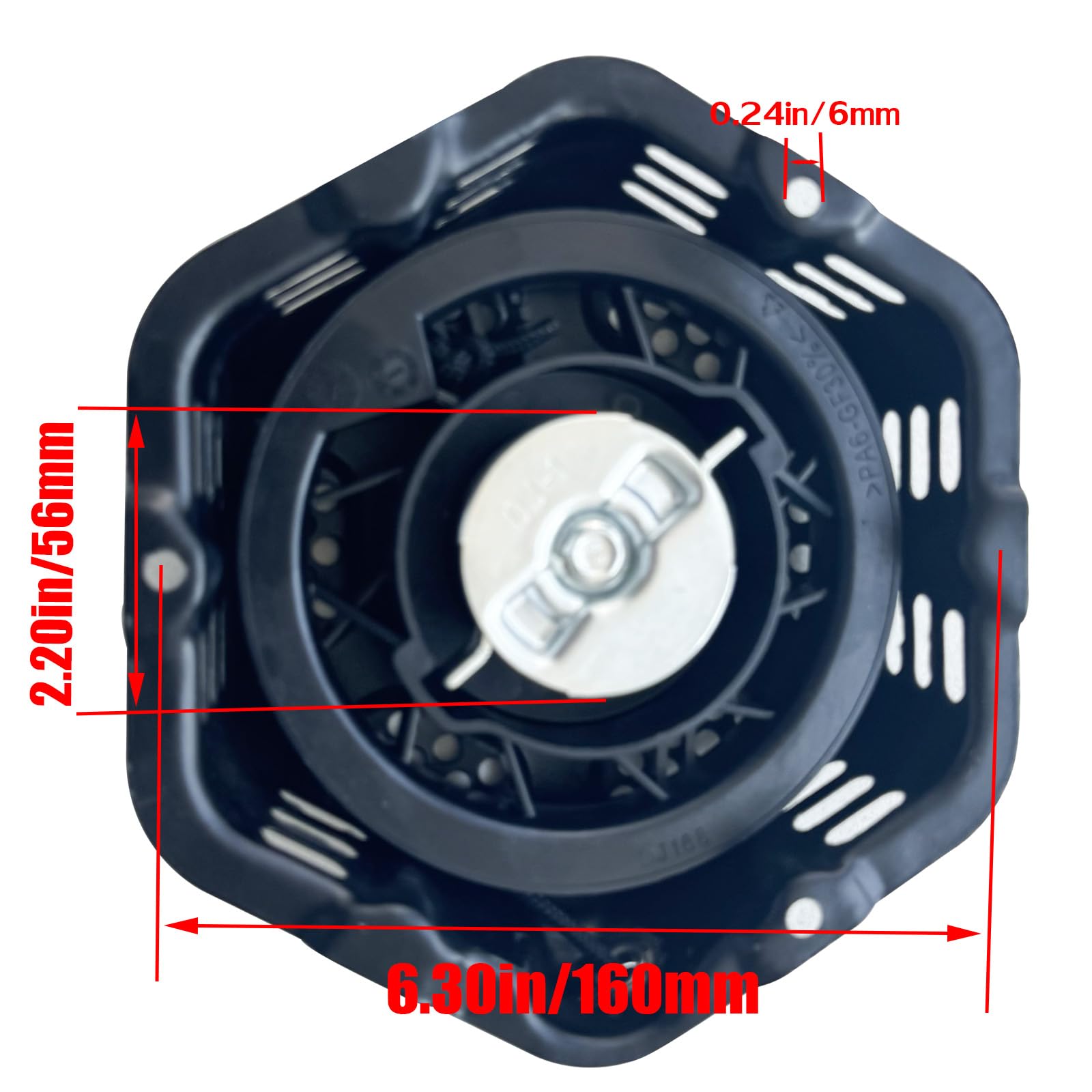 Conjunto de arranque de retroceso compatible con Champion 196cc 208cc 224cc Generador Recoil Starter 2000W 3500W 3800W Pars# 100156547-001